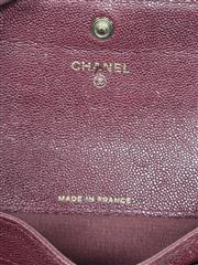 CHANEL CAVIAR QUILTED COMPACT BOY WALLET